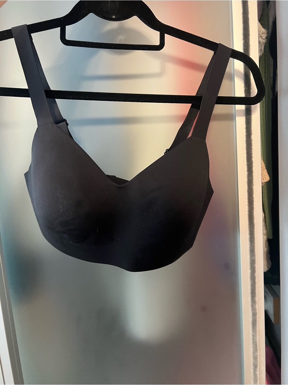 Everyday Seamless Black T-Shirt Bra - Comfort Support Lululemon